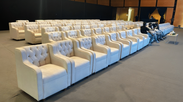 VIP Leather sofa for events